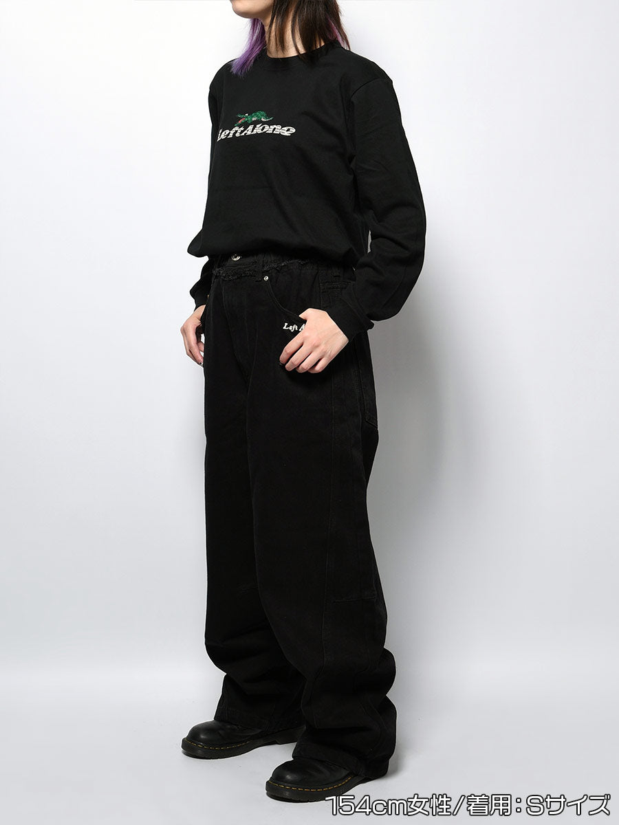 CHANGE DENIM PANTS -BLACK-