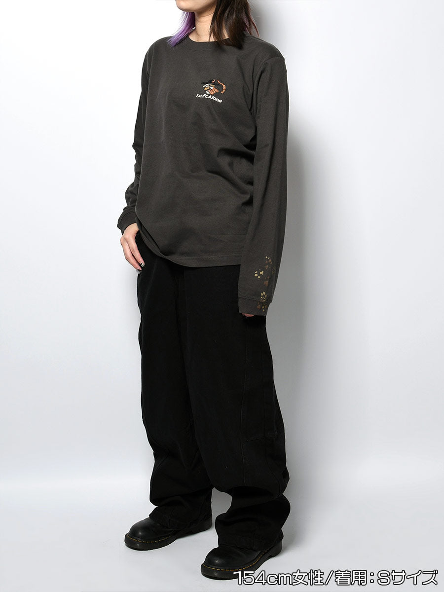 ICON CAT L/S TEE -SUMI-