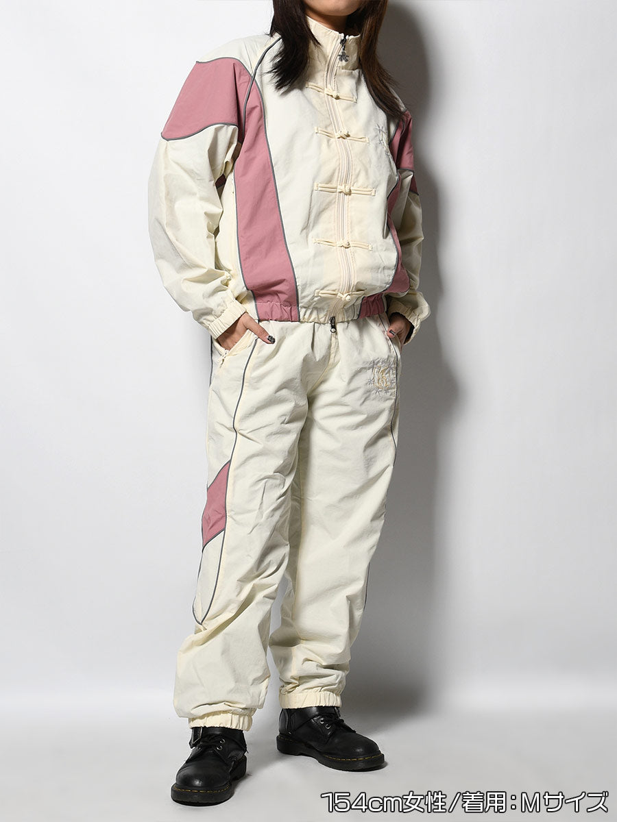 NYLON TRACK JKT -IVORY-