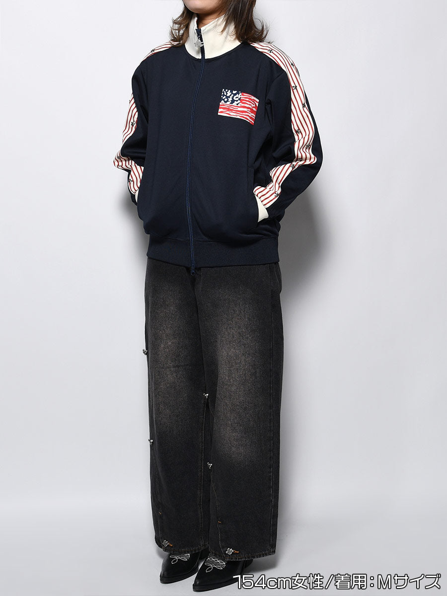 ZEBPARD TRACK JKT -NAVY-