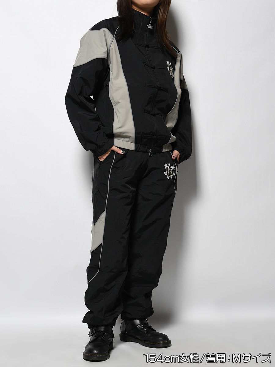 NYLON TRACK JKT -BLACK-
