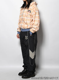 REVERSIBLE HOODIE -BLUE-