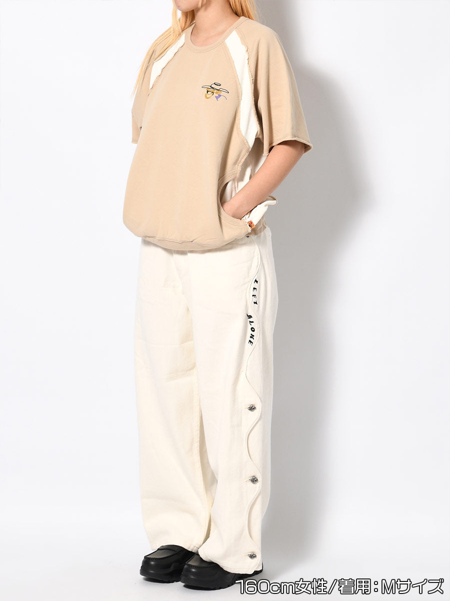 SWEAT S/S TEE -BEIGE-