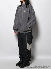 STAND ZIP SWEAT -GREY-