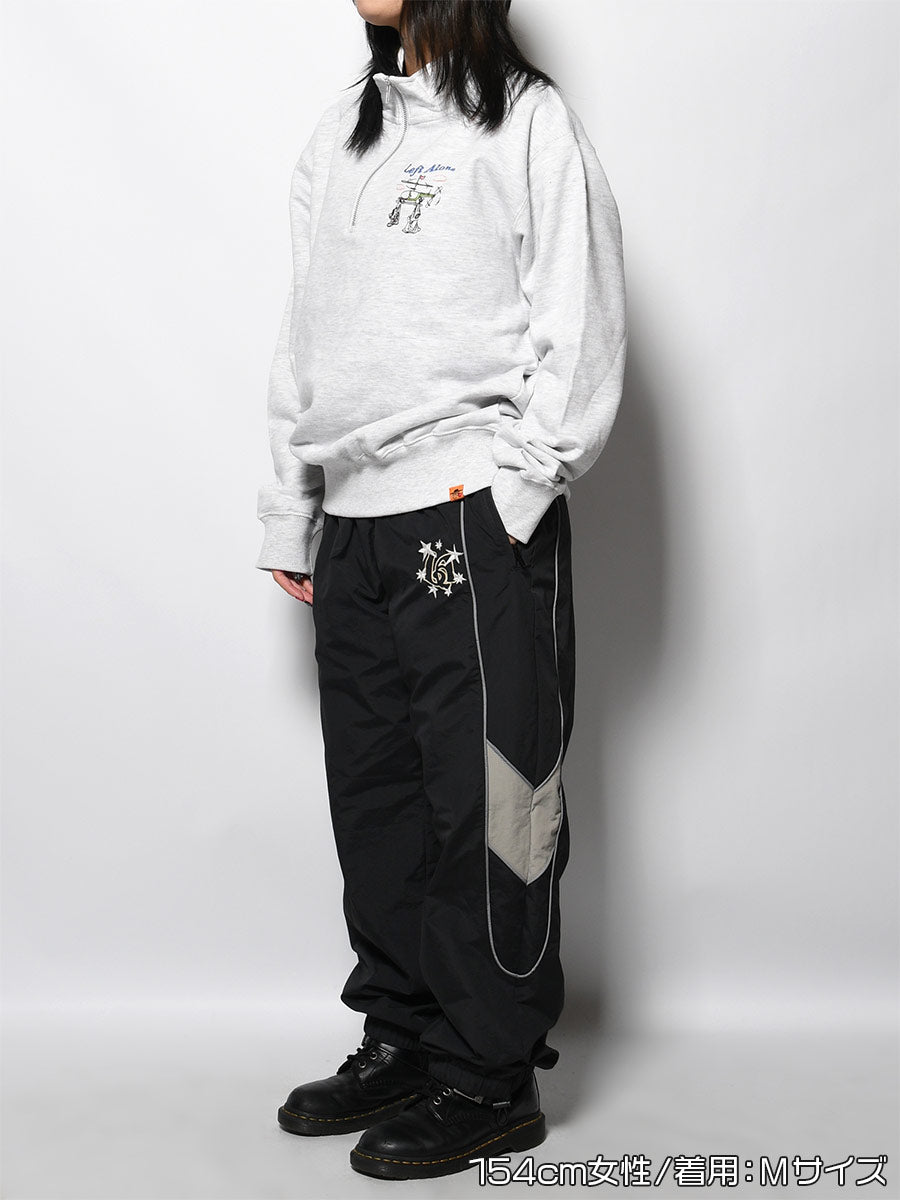 HALF ZIP SWEAT -ASH-