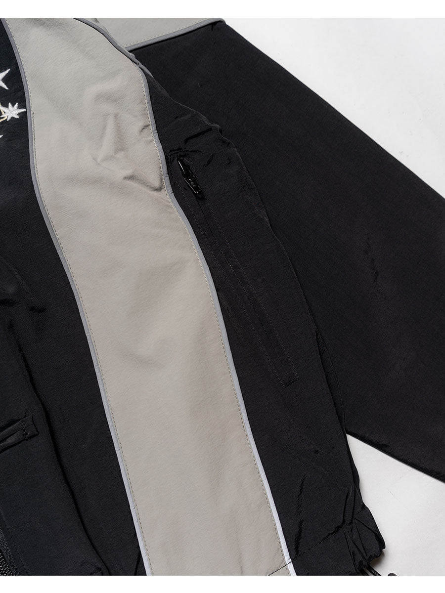 NYLON TRACK JKT -BLACK-