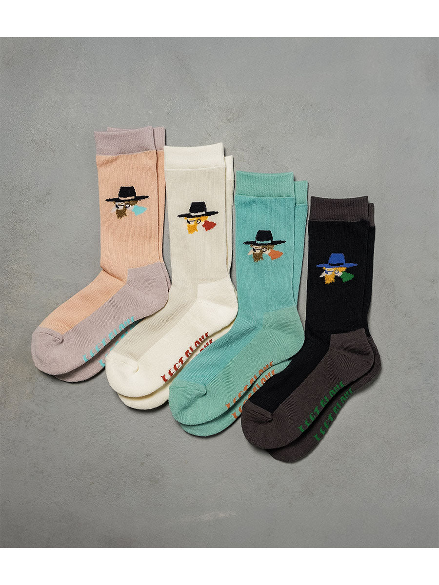 ICON FACE SOX -PINK-