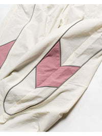 NYLON TRACK PANTS -IVORY-