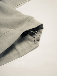 SWEAT S/S TEE -HEATHER GREY-