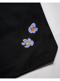 FLOWER 2WAY BAG -BLACK-