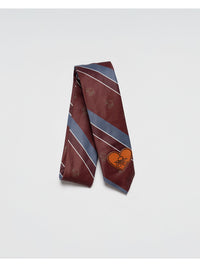 TIE STRIPE LS SHIRT -NAVY-