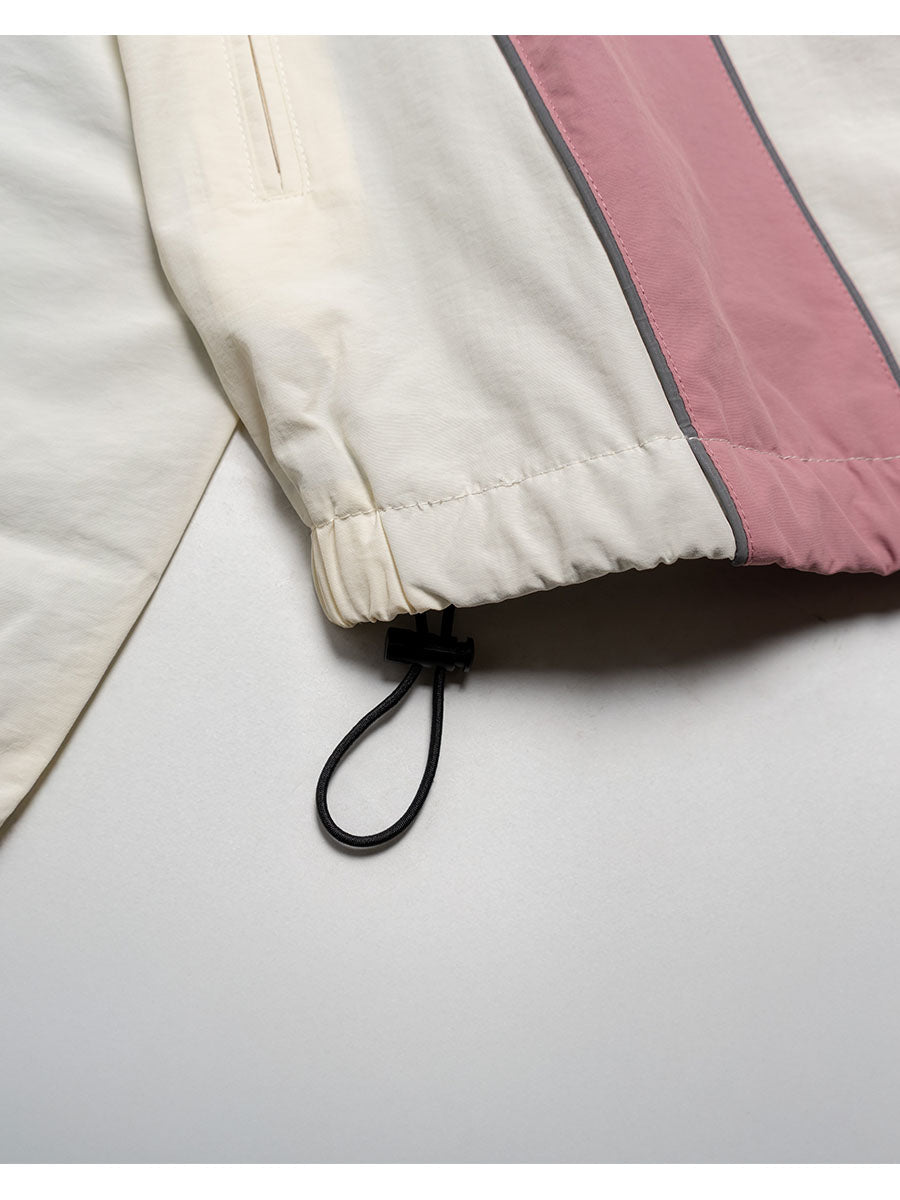 NYLON TRACK JKT -IVORY-