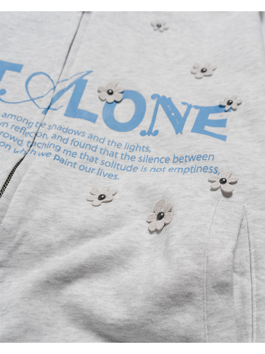 REVERSIBLE HOODIE -ASH-