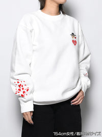 BROKEN HEART SWEAT -WHITE-