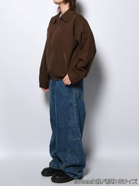 BLOUSON -BROWN-