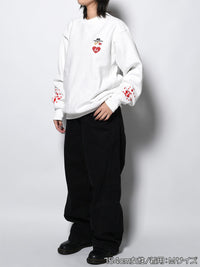 BROKEN HEART SWEAT -WHITE-
