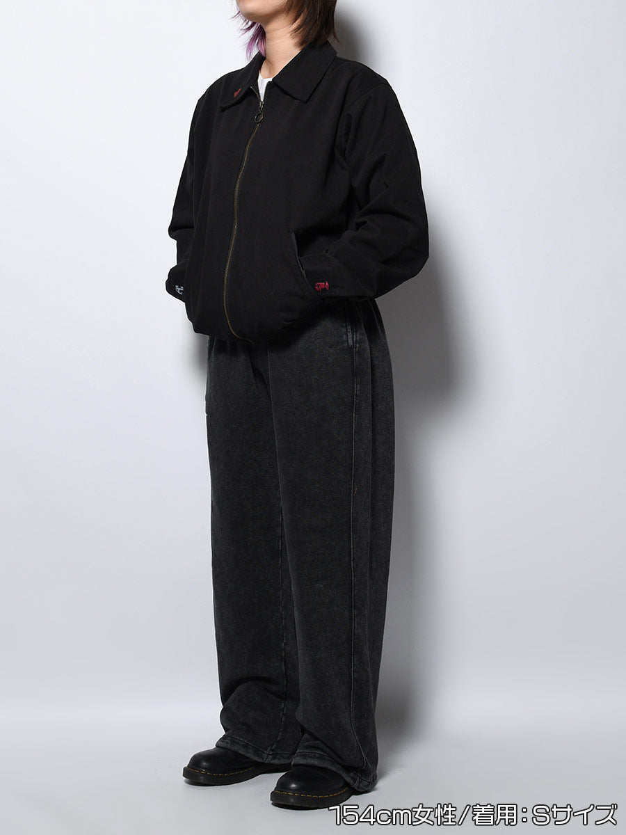 CAT SWEAT PANTS -BLACK-