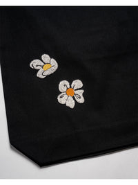 FLOWER 2WAY BAG -BLACK-