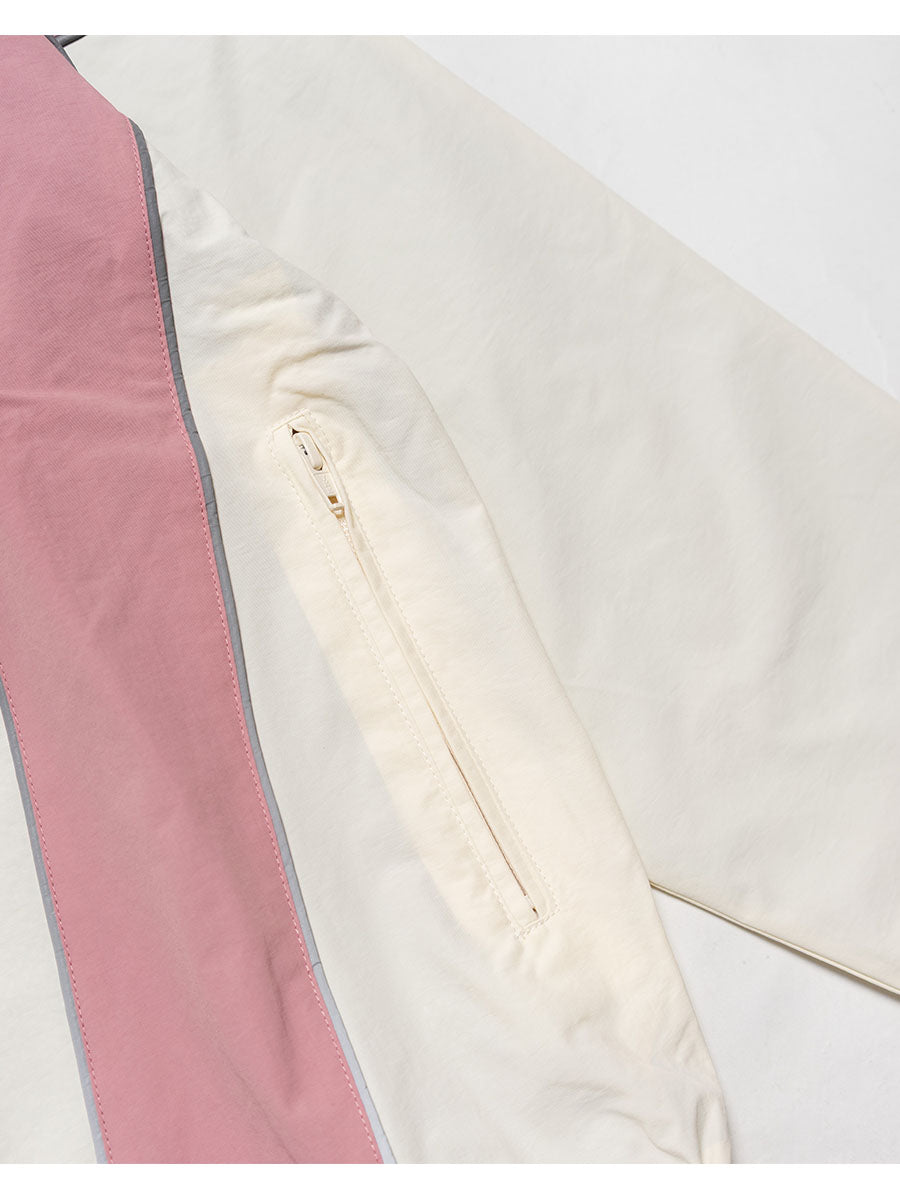 NYLON TRACK JKT -IVORY-
