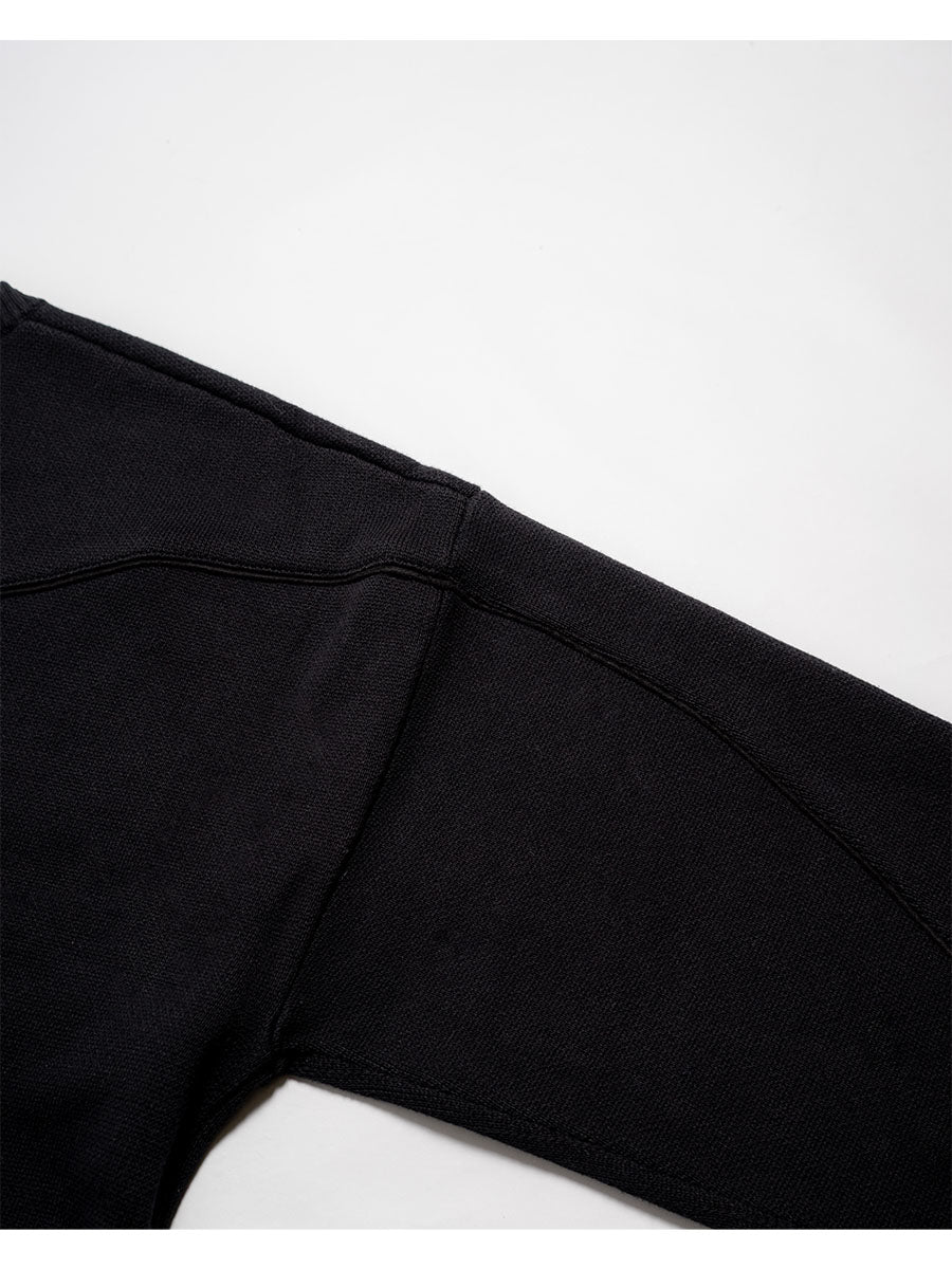 CREW KNIT -BLACK-