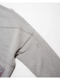 CREW KNIT -GREY-