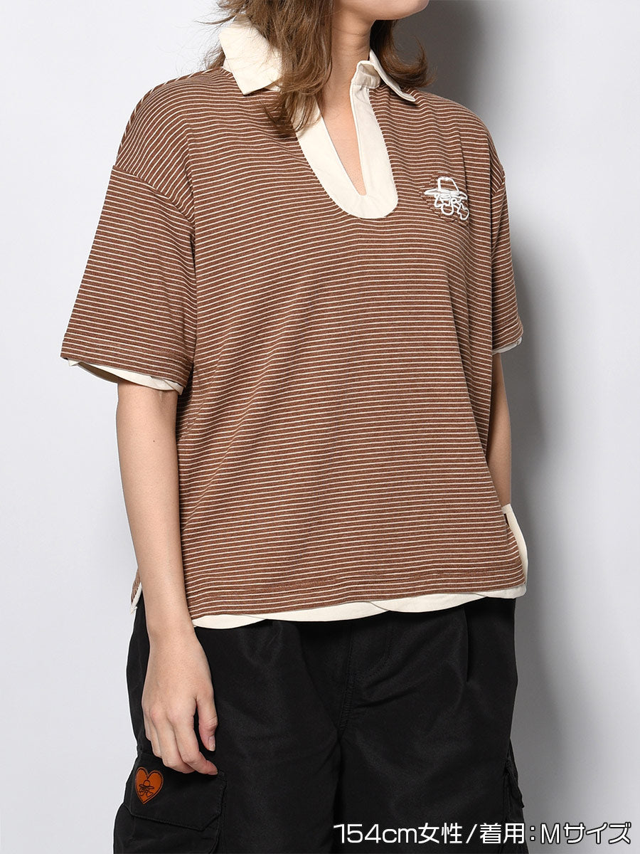 BORDER SS SKIPPER SH -BROWN-