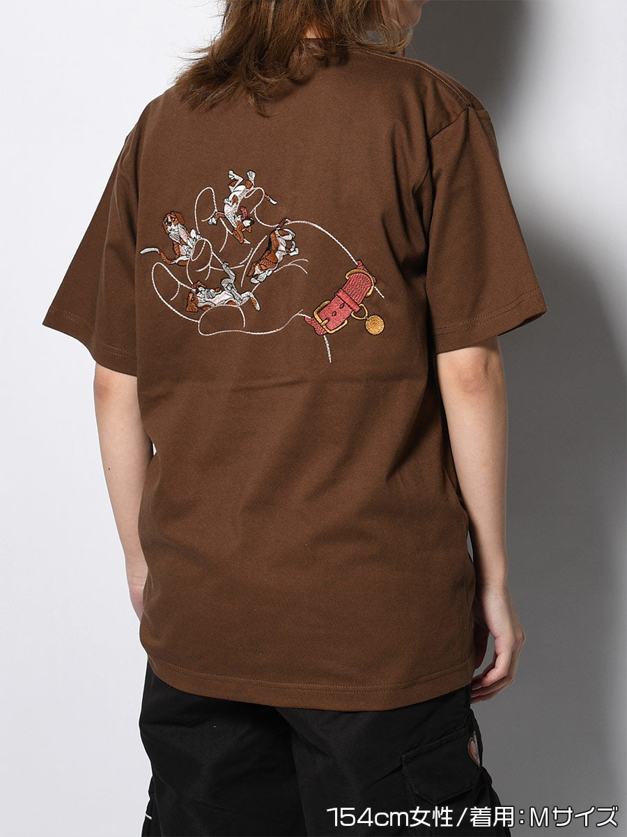FREE DOG SS TEE -BROWN-