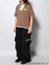BORDER SS SKIPPER SH -BROWN-