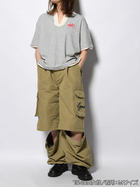 CARGO PANTS -KHAKI-
