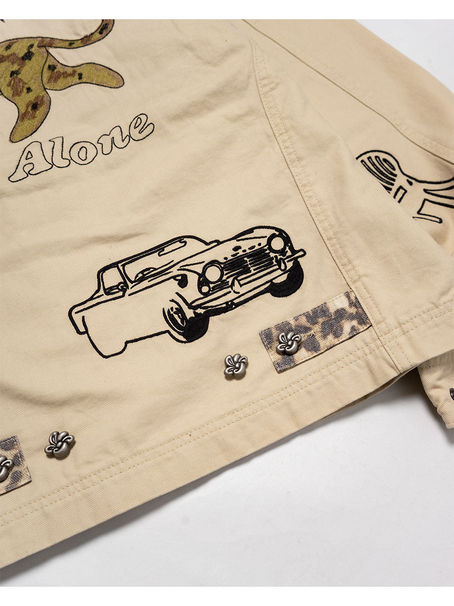 DUCK JKT -BEIGE-