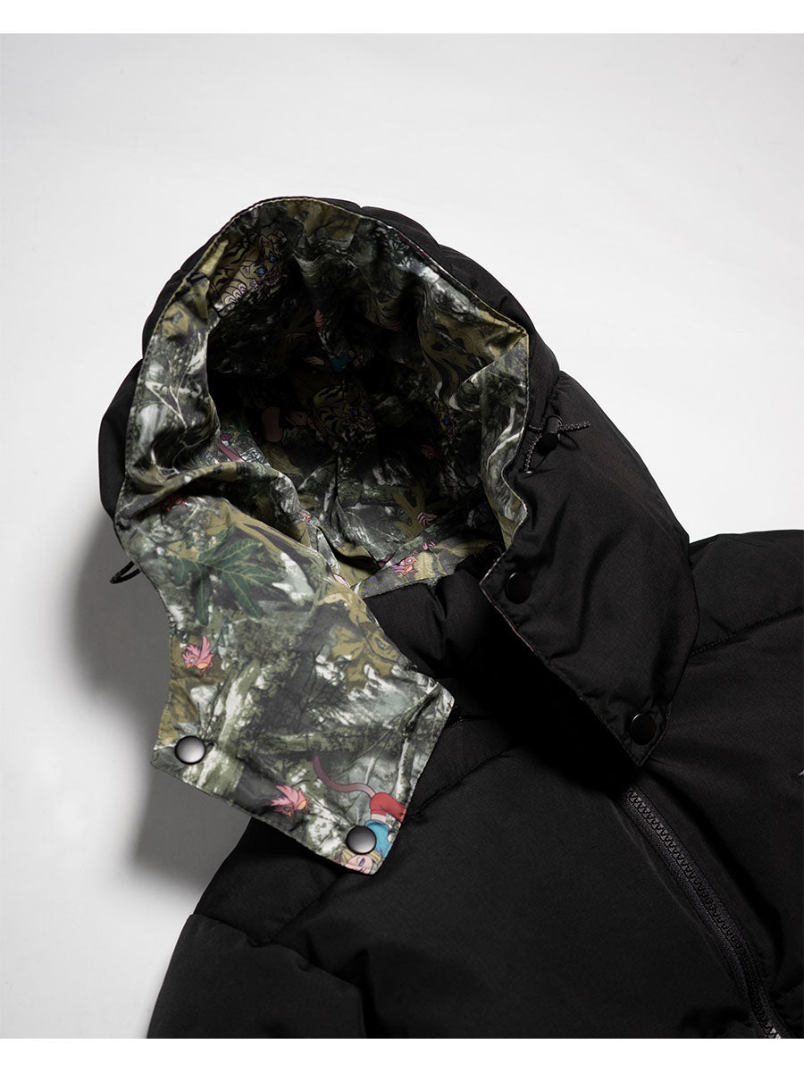 REVERSIBLE JKT -BLACK-