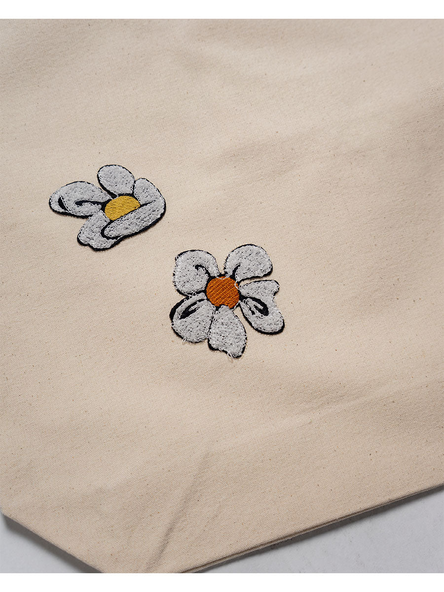 FLOWER 2WAY BAG -NATURAL-