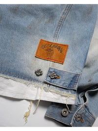 RAW WAVE DENIM JKT -L.INDIGO-