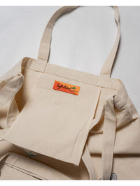 FLOWER 2WAY BAG -NATURAL-